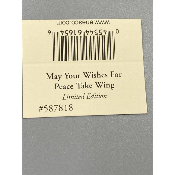 VTG 1999 Enesco Precious Moments May Your Wishes for Peace Take Wing Ornament - Picture 8 of 8